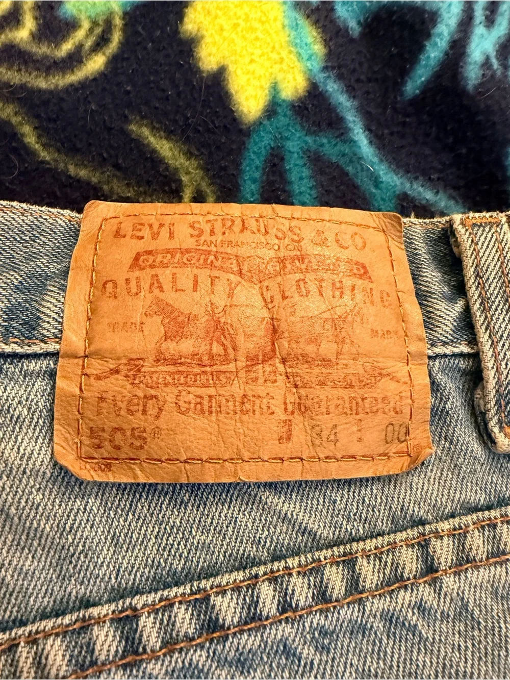 Vintage Levi's Men's Blue Denim Shorts